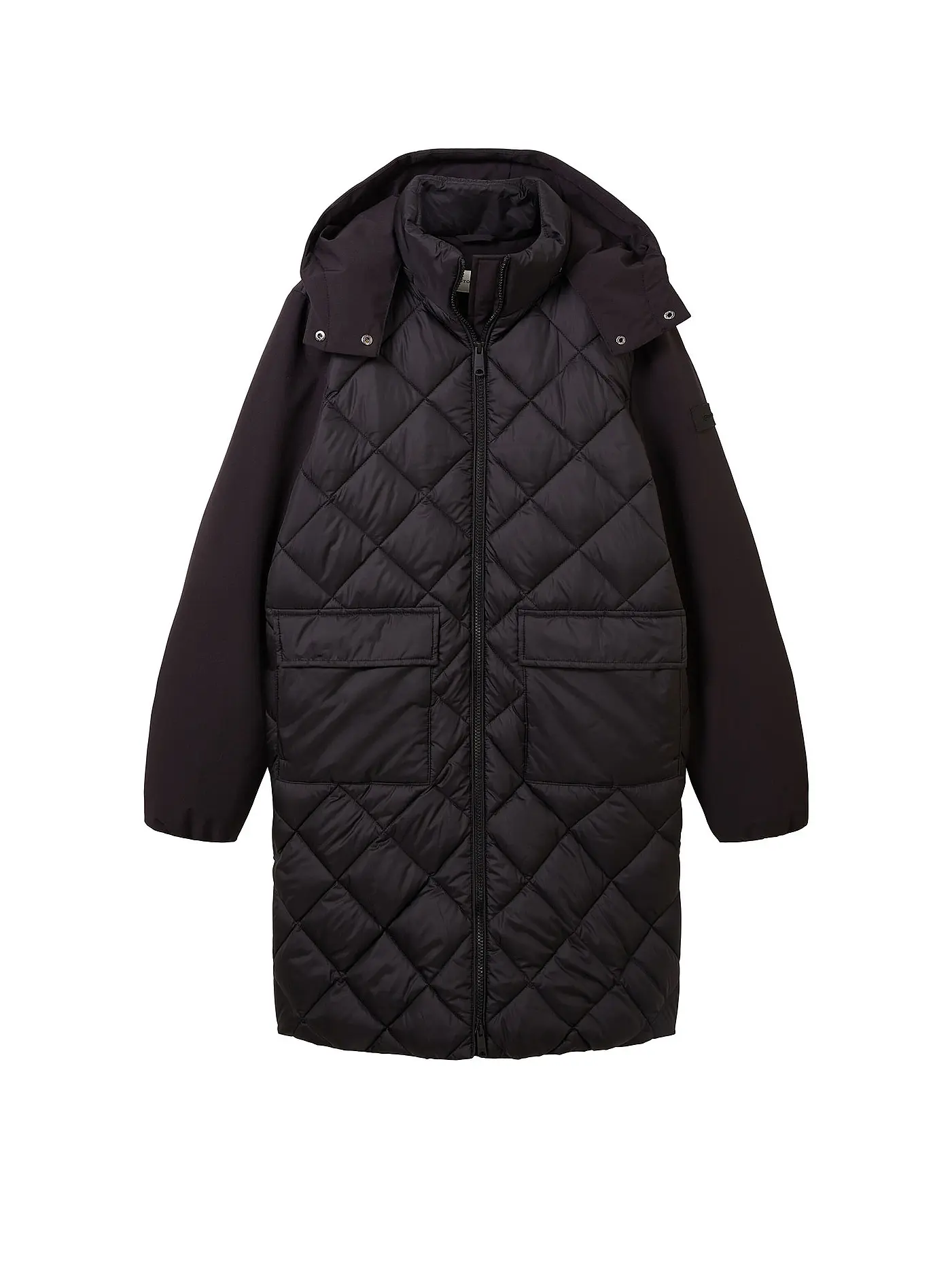 TOM TAILOR | Steppjacke | schwarz